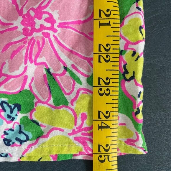 Lilly Pulitzer X Target Womens Babydoll Tank XS Deep V Floral Beach Tropical - Picture 10 of 10